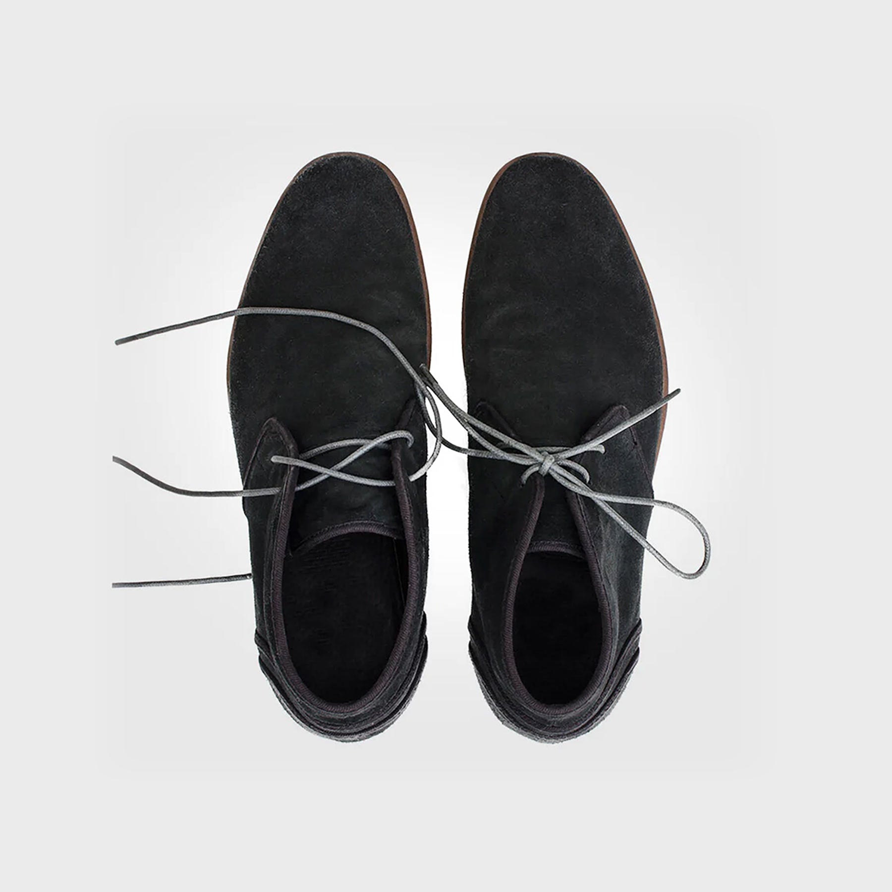 Gunmetal Grey Dress Shoelaces