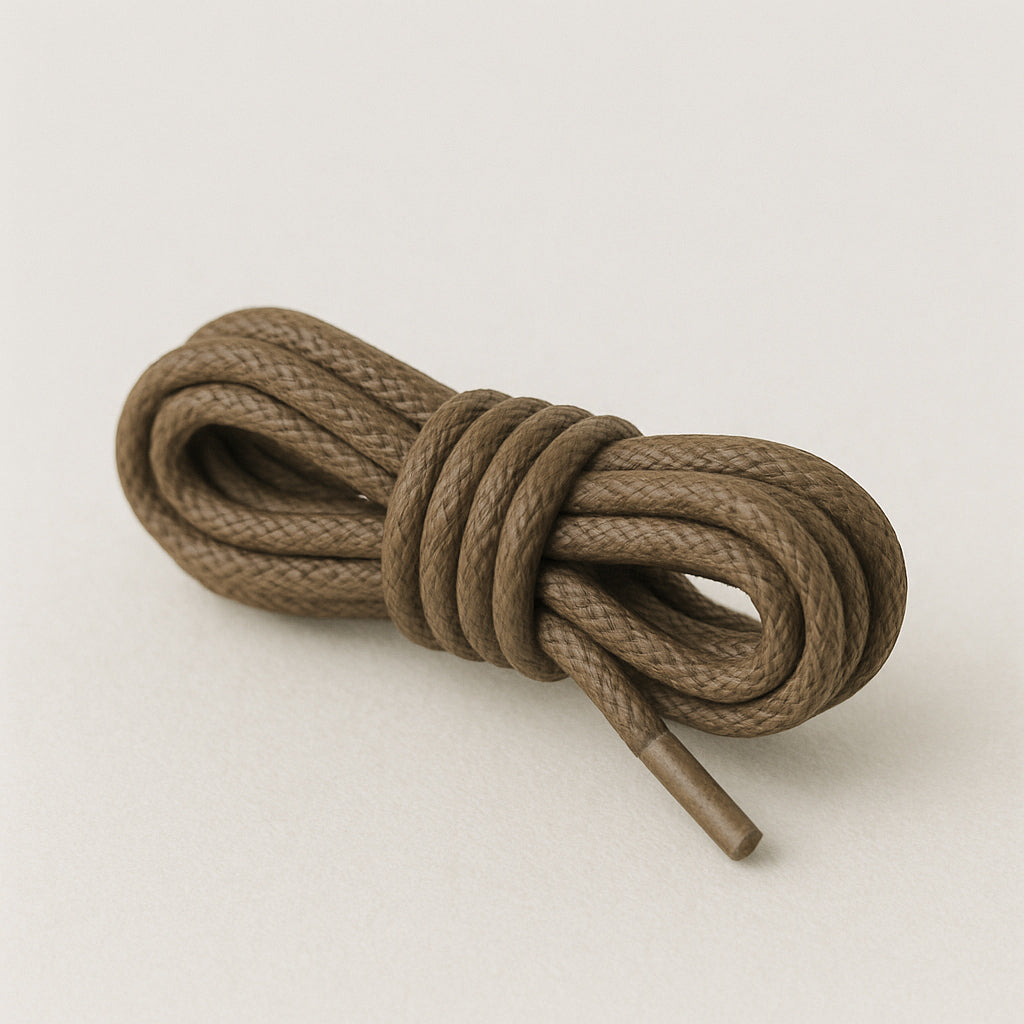 Ash Brown Dress Shoelaces