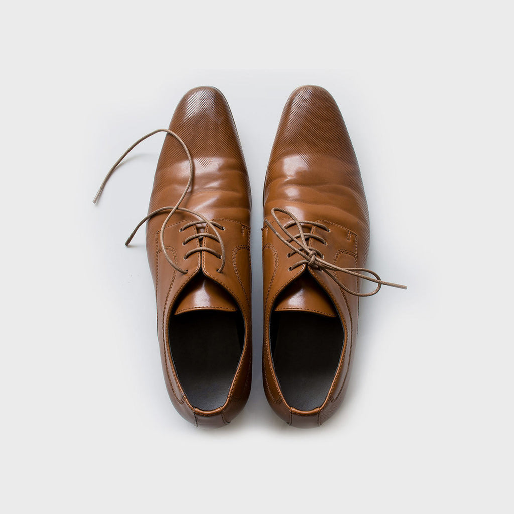 Ash Brown Dress Shoelaces