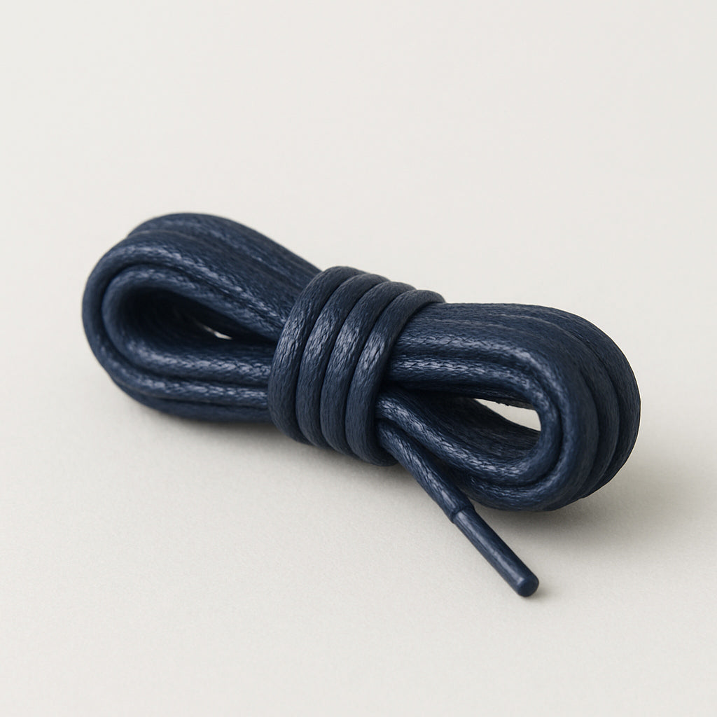 Midnight Blue Dress Shoelaces
