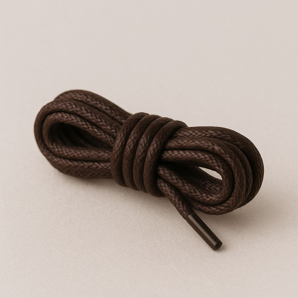 Mocha Brown Dress Shoelaces