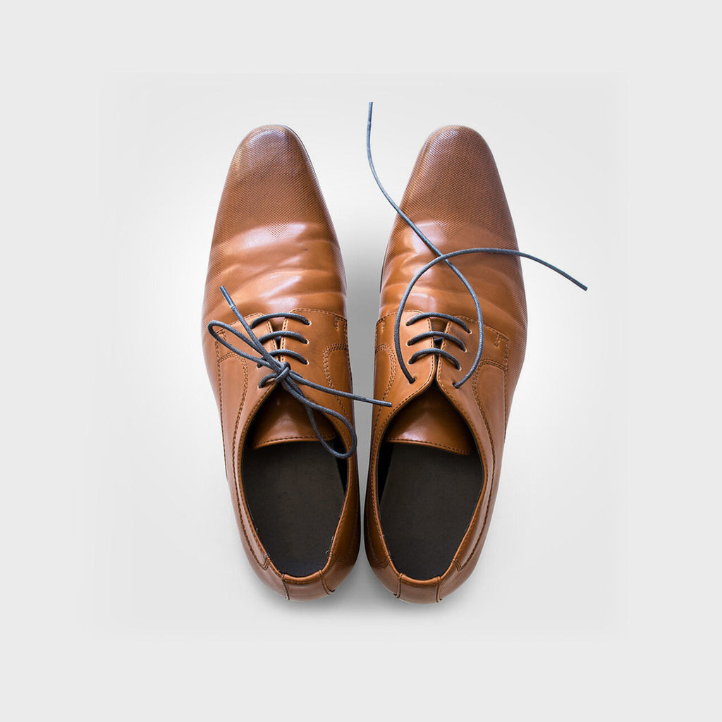 Platinum Grey Dress Shoelaces
