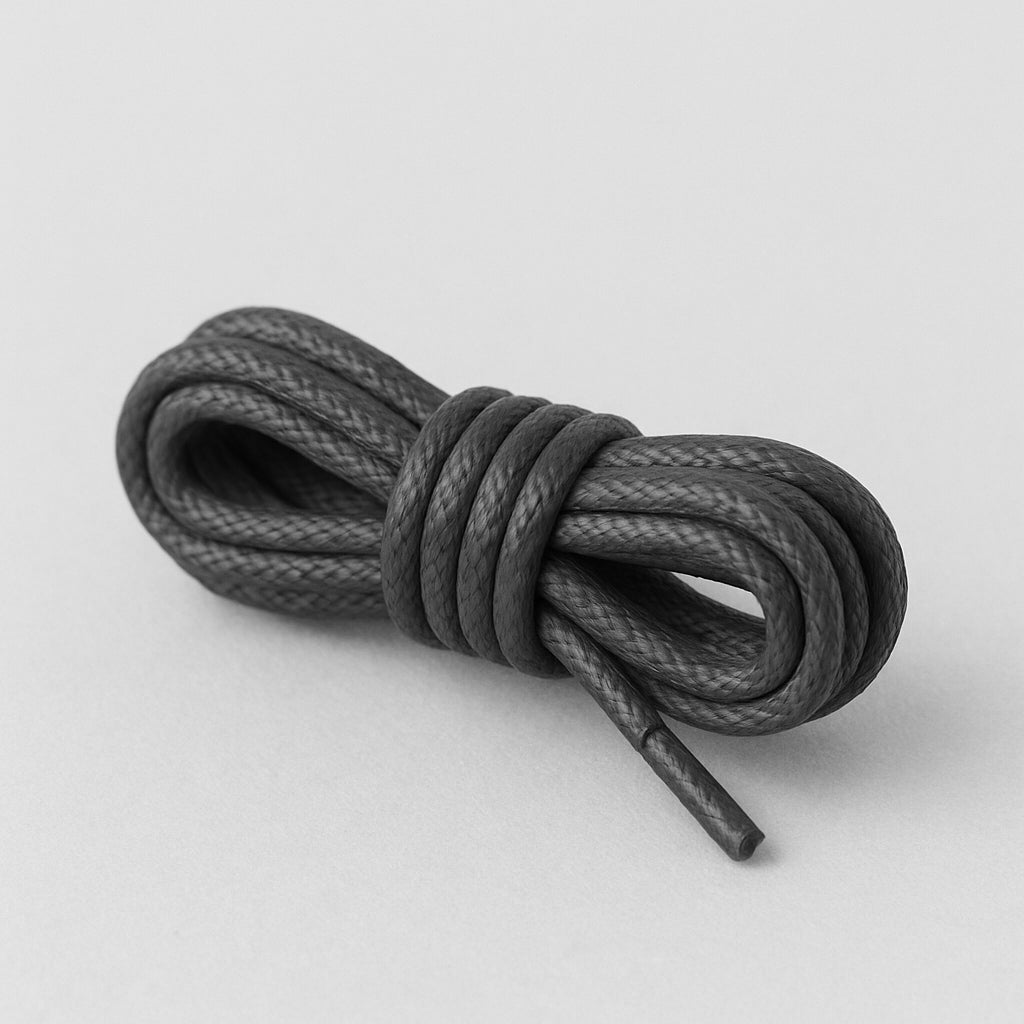 Platinum Grey Dress Shoelaces