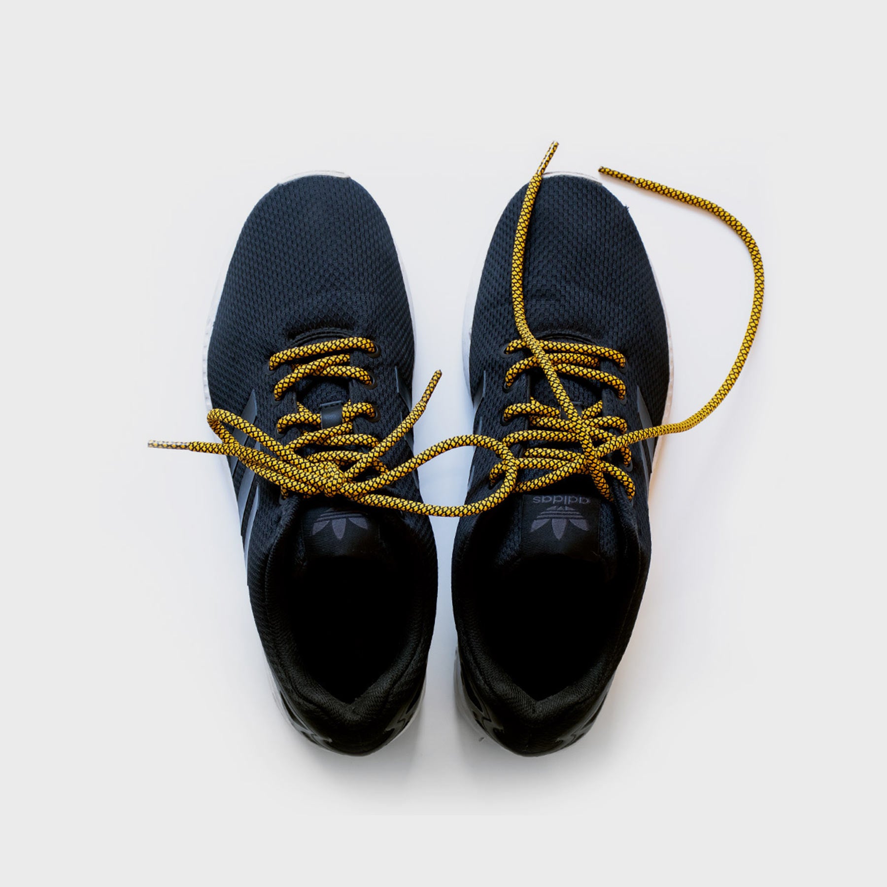 Tiger Yellow Rope Pattern Laces